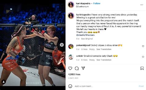 inked dory and karina pedro|Two MMA fighters surprise crowd as they kiss during。